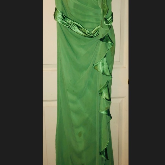 Long strapless kelly green - Picture 3 of 4